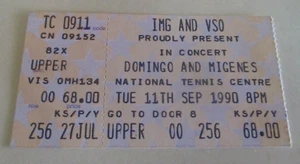 Placido Domingo and Julia Migenes - Ticket - Tennis Centre - Melbourne - 1990 - Picture 1 of 3