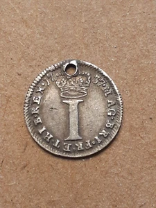 1737 PENNY GREAT BRITAIN SILVER - Picture 1 of 2