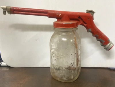 VINTAGE Ball Perfect Mason Jar With Gun Sprayer For Garden, Lawn & Farm - Image 1 of 4