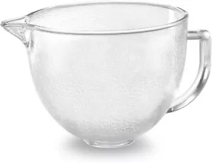 KitchenAid Hammered Glass Bowl with Lid for 5-Quart Tilt-Head Stand Mixer - Picture 1 of 2