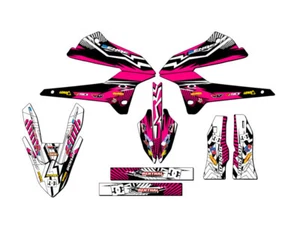 2008-2020 KLX 250 MAYHEM Pink Senge Graphics Kit Compatible with Kawasaki - Picture 1 of 10