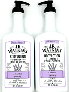 JR Watkins 98 % natürlicher Lavendelduft Körperlotion parabenfrei 18 FL OZ 2er-Pack - Bild 1 von 6