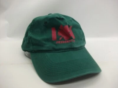 Fredericton Hat Creased Green Snapback Baseball Cap - Image 1 of 4