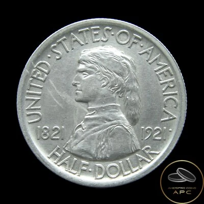 1921 Missouri Commemorative 90% Silver Scarce High Grade BU+++ - Image 1 of 2