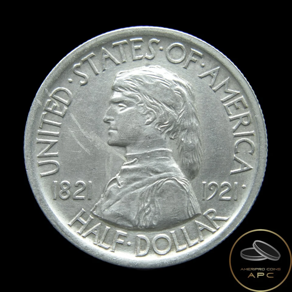 1921 Missouri Commemorative 90% Silver Scarce High Grade BU+++ - Image 1 of 2