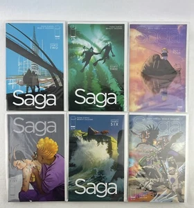 Saga Image Comics Lot of 6 Issues #32-37 First Printing Brian K. Vaughan Fiona S - Picture 1 of 10