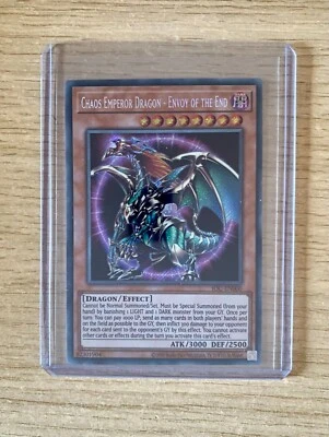 Yugioh Chaos Emperor Dragon - Envoy Of The End Secret Rare 25th - IOC-EN000 - Image 1 of 2