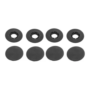 4 x Black Plastic Car Mat Carpet Floor Fixing Clips Clamps Cap for Mercedes Benz - Picture 1 of 12