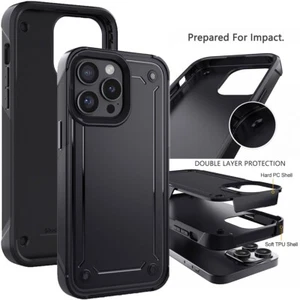 For Apple iPhone 11/Pro/11 Pro Max Shockproof Phone Case Hybrid Protective Cover - Picture 1 of 30