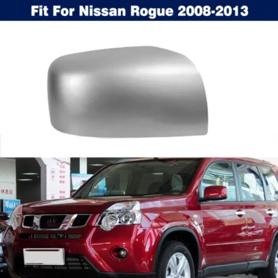 Right Passenger Side Mirror Cover Outer Shell Silver For Nissan Rogue 2008-2013 Foto 1 de 4
