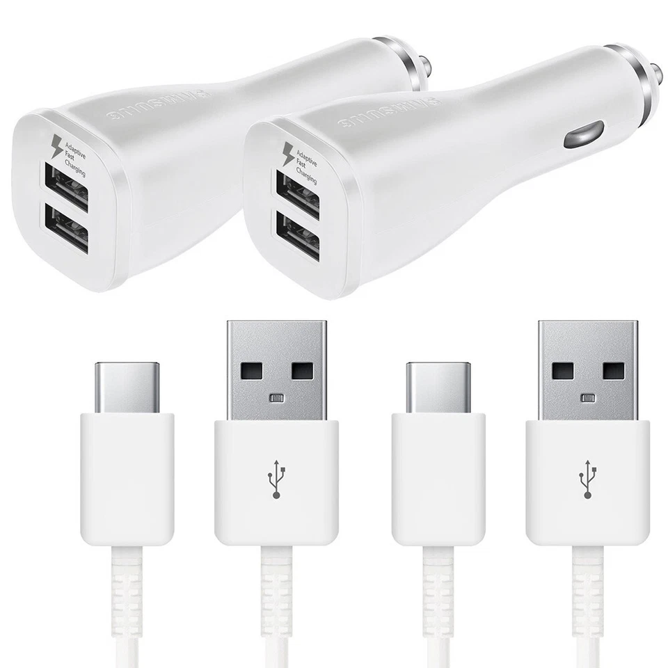 Cargador de coche ultra rápido original Samsung Galaxy S22/S22+/S22 + cable tipo C de 4 pies Foto 1 de 4