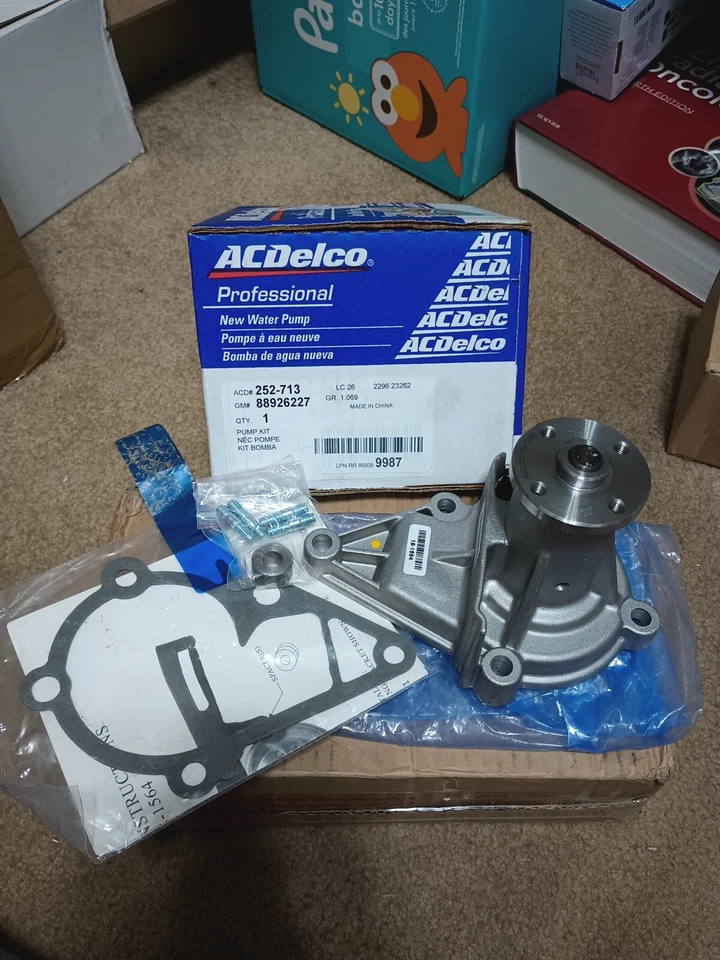 ACDelco Engine Water Pump 252-713 For 88926227 Fits GM, Kia  - Image 1 of 3
