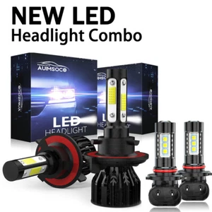 Para Para Dodge Caliber 2007-2009 Combo Faros LED Kit de luces antiniebla 6000K - Imagen 1 de 16