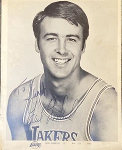 Gail Goodrich Vintage Photo Copy Los Angeles Lakers Signed Autographed 8x10  - Bild 1 von 4