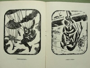 Futurism; Di Bosso: Aerosilografo, 1943; 11x orig. print! + MANIFESTO; Marinetti - Picture 1 of 12