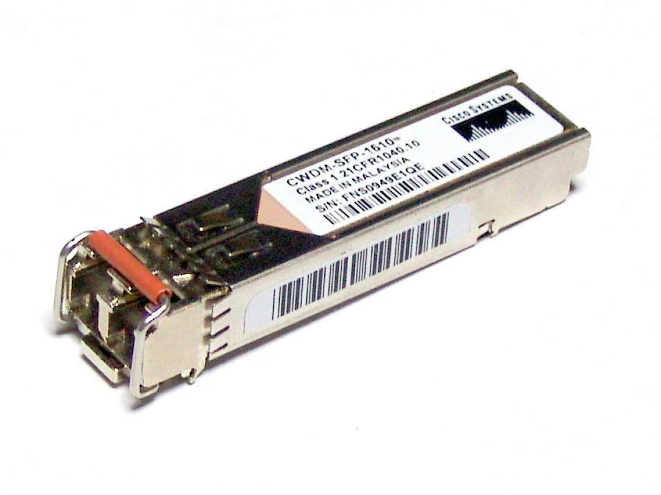 GENUINE ORIGINAL CISCO CWDM-SFP-1610 1610-nm SFP GIGABIT 1 & 2 GB FIBER CHANNEL - Image 1 of 1
