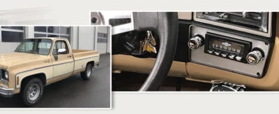 für Chevrolet C/K Pickup 1977 1978 Oldtimer Auto Radio DAB+ UKW Bluetooth AUX-In - Bild 1 von 4