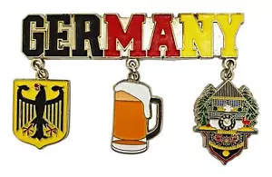 Germany Deutschland Magnet Charms BRD Metall Kühlschrankmagnet Mitbringsel Deko - Bild 1 von 1