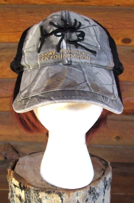 Rocky Mountain лось основа бейсбольная кепка RMEF камуфляж камуфляж охоты шляпа - Изображение 1 из 4