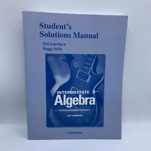 Student's Solution Manual for Intermediate Algebra 5th Pearson by Jay Lehmann - Bild 1 von 11