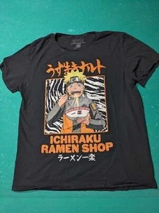 Naruto Shippuden Ichiraku Ramen Shop Graphic Tee Size Large - Picture 1 of 2