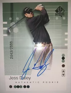 UD SP 2002 auténtico autógrafo novato Jess Daley PGA #'d/2999 tarjeta 93 ¡S&H gratis! - Imagen 1 de 2