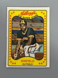 1981 Kellogg's 3-D Super Stars #21 Dave Winfield - Ottimo - Foto 1 di 2