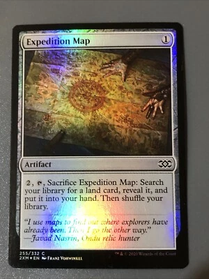 Expedition Map Foil X1 Double Masters NM Cond English See Front/back Pics - Image 1 of 2