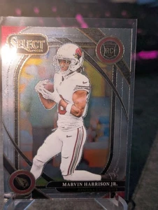 Marvin Harrison Jr. 2024 Panini Select Club Lvl Rookie Card RC Arizona Cardinals - Bild 1 von 2