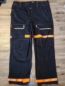 Pantalones de mezclilla azules para hombre Le Jean De Marithe Francois Girbaud talla 40 holgados Y2K Shuttle - Imagen 1 de 10