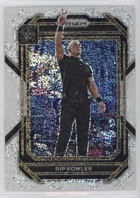 2023 Panini Prizm WWE White Sparkle Prizm Rip Fowler #164 Rookie RC - Image 1 of 2