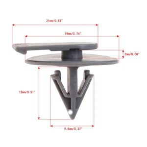 20pcs Auto Wheel Arch Trim Clips Fasteners Grey Retainers For Mini Cooper - Picture 1 of 12