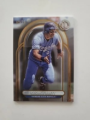 2024 Topps Tribute - George Brett #50 Gold /75 - Image 1 of 4