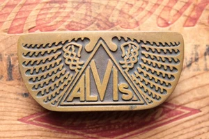 Vintage Rare UB Hand Made Alvis Cars Solid Bronze Cast Wings Belt Buckle - Bild 1 von 3