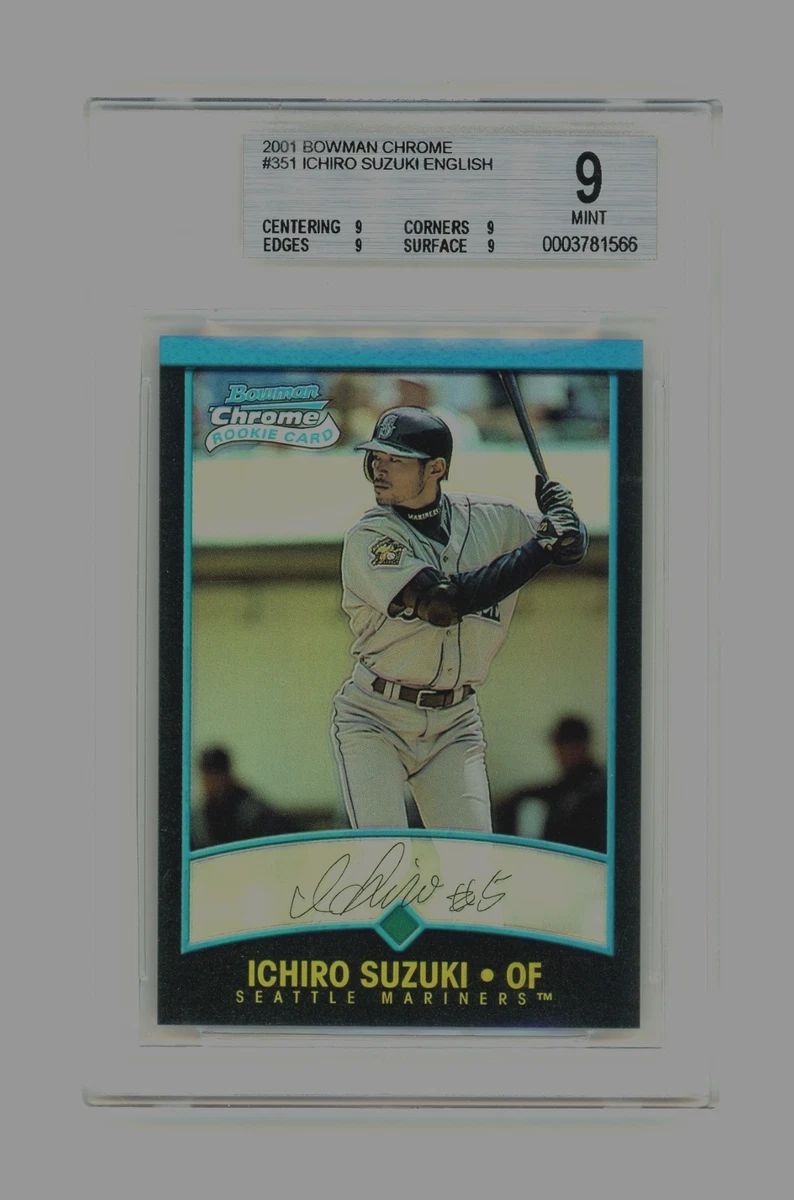 Bowman Ichiro Suzuki Rookie Baseball Sports Trading Cards