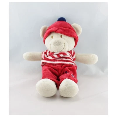 Doudou ours marin rouge poisson VETIR - 13668 - Photo 1/3