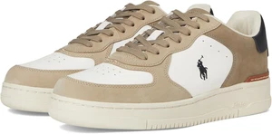 Polo Ralph Lauren Men's Masters Court Nubuck & Leather Sneakers - Foto 1 di 8