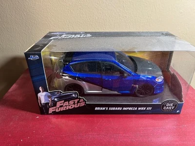 FAST & FURIOUS brian's subaru impreza wrx sti 1:24 scale die cast - Image 1 of 4