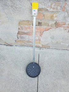 26" Metal Ice Fishing Dipper Skimmer Jiffy 1841 6" Bowl - Picture 1 of 13