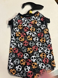 Casual Canine Bone Heads Tank - Halloween Dog Shirt Size XS - Picture 1 of 2