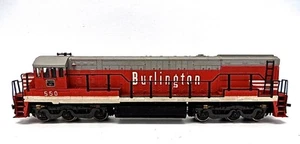 HO Rivarossi Burlington GE U25C Powered Diesel Locomotive - Picture 1 of 9
