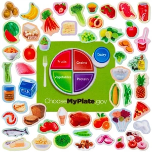 Little Folk Visuals MyPlate Felt Set - Picture 1 of 3