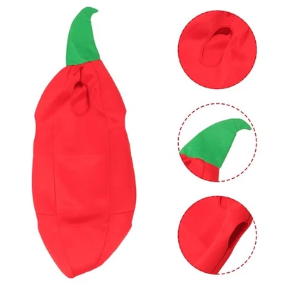  Mexican Costume Cosplay for Girls Chili Festival Party Favor Pepper Dress - Image 1 of 4