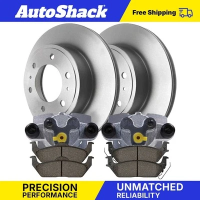Rear Brake Rotors Premium Ceramic Pads Calipers for 2004-2011 Ford F-150 - Image 1 of 4