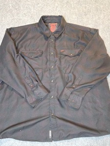 Dixxon Flanell Herren Langarm Schwarz The Darkness 5XL Pearl Snap  - Bild 1 von 7