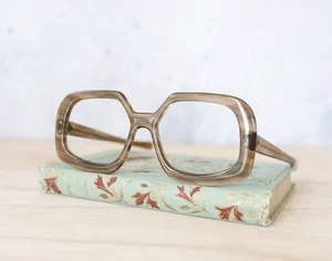 Vintage 1970s Eyeglasses NOS Oversized Retro Grandma core Multicolor Barbados - Picture 1 of 12