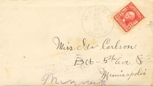 Minnesota Hamel 1905 Doane 2/3 Pequeño desgarro de apertura a la derecha. - Imagen 1 de 1