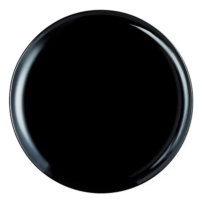 Pizzateller Servierteller Essteller Speiseteller Glas Pizza Teller schawrz 32cm - Bild 1 von 3