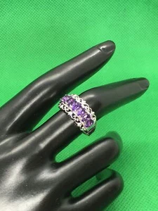 Uruguayan Amethyst Ring-Very Pretty - Picture 1 of 4