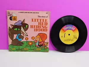 Disco y libro de Disneyland Caperucita Roja 1968 lectura 33 1/3 rpm #328 - Imagen 1 de 15